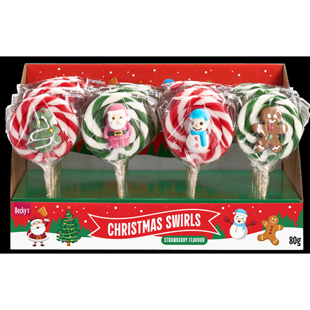 Christmas Swirl Lollipop 80 g
