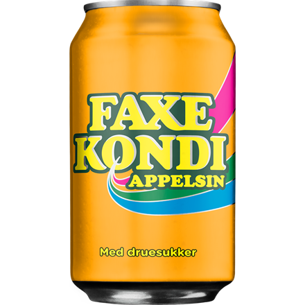 Faxe Kondi Appelsin 24x0,33 l