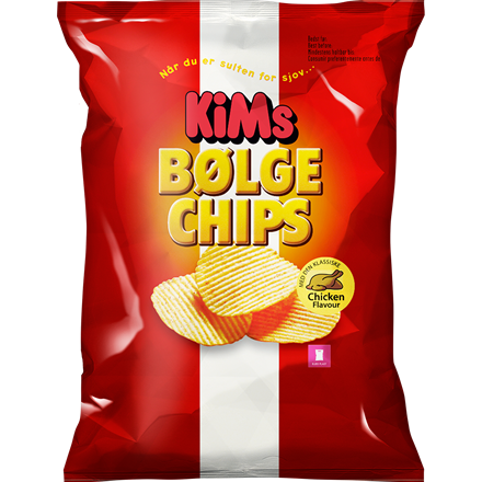 Kims Chips Bølgechips Original 170 g