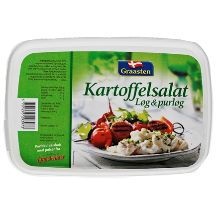 Graasten Kartoffelsalat med Purløg og Dild 800g