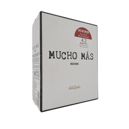 Mucho Más Rød 3 l