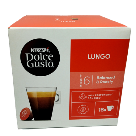 Dolce Gusto Lungo 89,6 g, 16 kapsler