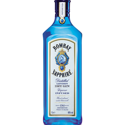 Bombay Sapphire London Dry Gin 40% 1 l