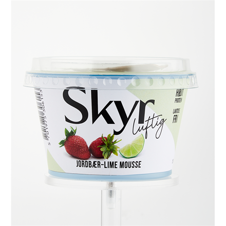 Luftig Skyr Jordbær/Lime 125 g
