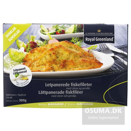 Royal Greenland Panerede Fiskefilet 300g