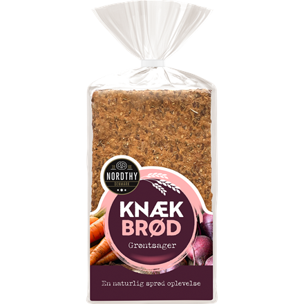Knækbrød m/grøntsager 130 g