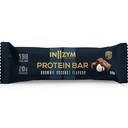INZYM Protein Bar Brownie Kokosnød 55 g