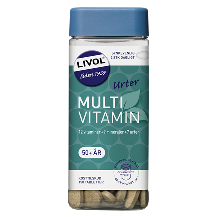 Livol Multivitamin m.Urter 50+ 150 Stk