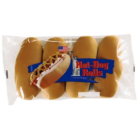 Quickbury Hot Dog Brød 4 Stk. 250 g
