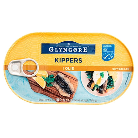 Glyngøre MSC Kippers i Olie 190 g