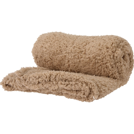 Fleece Tæppe Sand 127x152cm