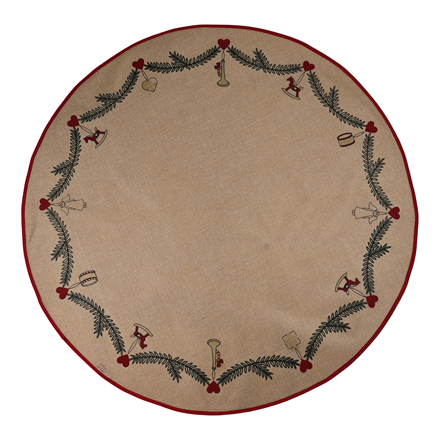 Juletræstæppe Klassisk Jul ø1m