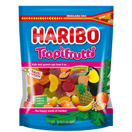 Haribo Tropi Frutti Pouch 750 g