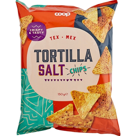 Coop Tortilla Chips Salted 150 g