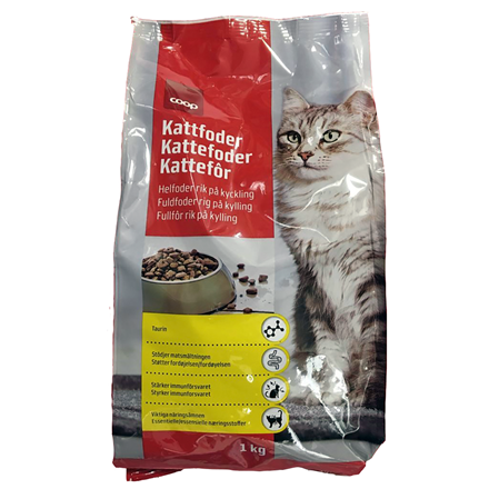 Coop Catz kylling 1 kg