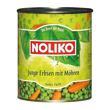 Erbsen mit Möhren sehr fein 850 ml