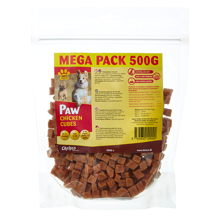 Chrisco - Paw Chicken Cubes 500 g