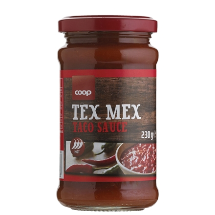 Coop Taco Sauce Hot 230g