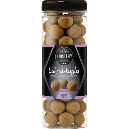 Nordthy Lakridskugler Ekstra Stærk 300 g