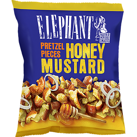 Elephant Pretzel Pieces Honey Mustard 125 g