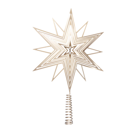 Top Stjerne Champagne 31,5 cm 