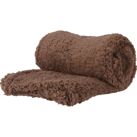 Fleece Tæppe Taupe 127x152cm