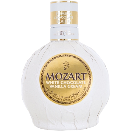 Mozart White Chocolate Vanilla Cream 17% 0,5l