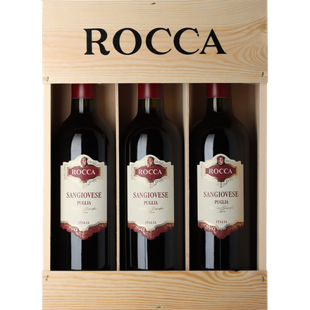 Rocca Sangiovese Gaveæske 3x0,75 l 