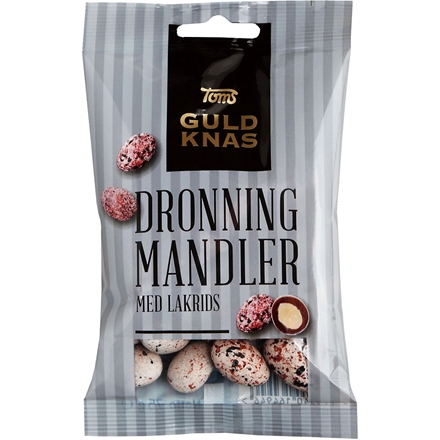 Toms Dronning Mandler Lakrids 75 g