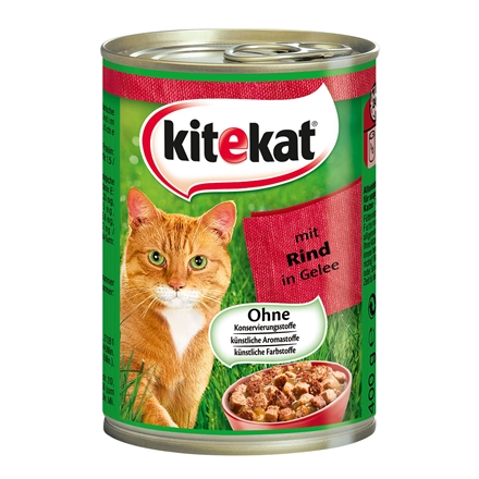 Kitekat Rind in Gelee 400g