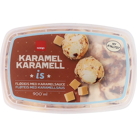 Coop Karamel Is 900 ml