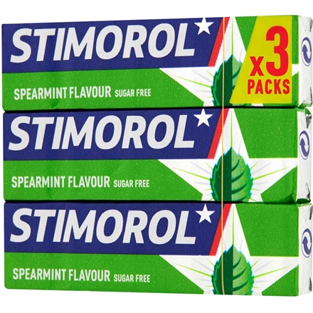 Stimorol Spearmint Sugarfree 3-pak 42 g