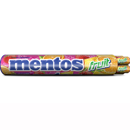 Mentos Jumborolle Fruit Mix 8-pak 296 g