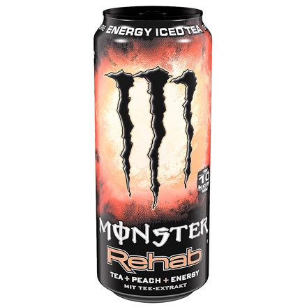 Monster Energy Rehab Peach Tea 12x0,5 l