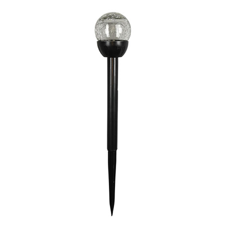 Solar Glas Fakkel LED H:34,5 cm Dia. 6 cm 1xAA