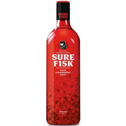 Sure Fisk Sour Strawberry 15% 1 l