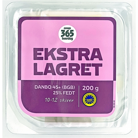 365 Hverdag Skiveost XL 200 g