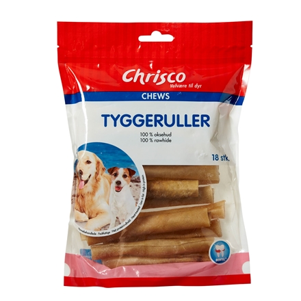 Chrisco - Tyggeruller Brune 18 stk 400 g