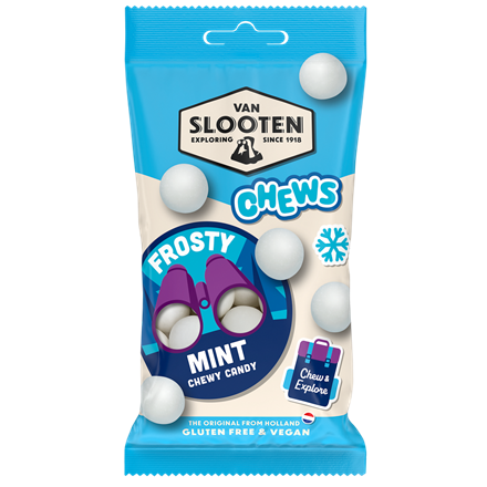 Van Slooten Chews Mint 60 g
