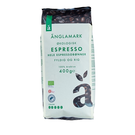 Øko Änglamark Espresso Hele Bønner 400 g