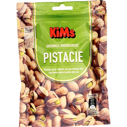 Kims Saltede Pistacienødder 90 g