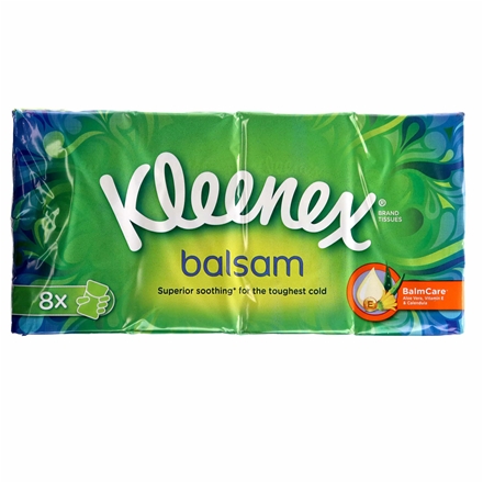 Kleenex Balsam Lommeletter 8-pak