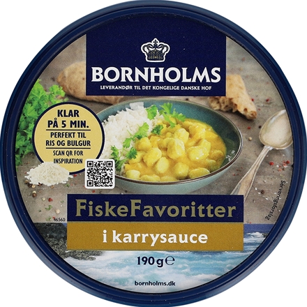 Bornholms FiskeFavoritter med Karrysauce 190g
