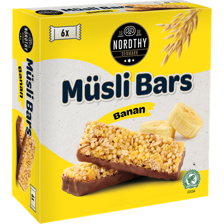 Nordthy Müsli Bar Banan 6 Pk 150g