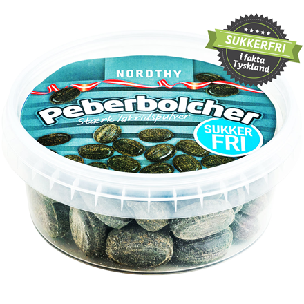 Nordthy Sukkerfrie Peberbolcher 180 g