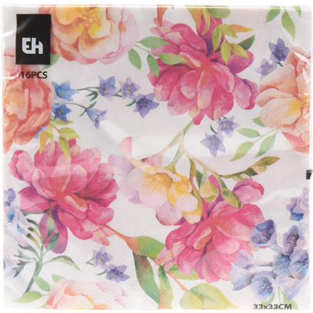 Servietter Blomster