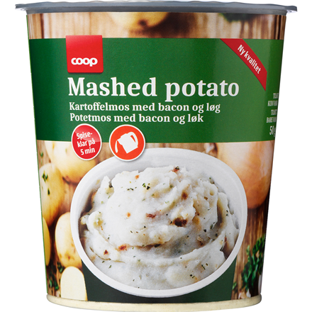 Coop Snackcup Mashed Potato m. Bacon 70 g