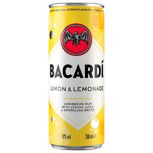 Bacardi Limon 10% 0,25 l + pant