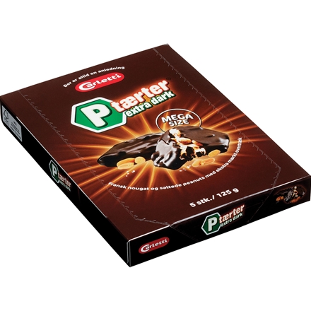 Carletti P-Taerter Extra Dark 5-pak 125 g
