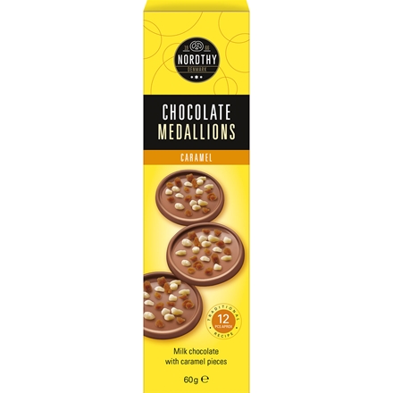 Nordthy Chokolade Medaljoner Karamel 60 g